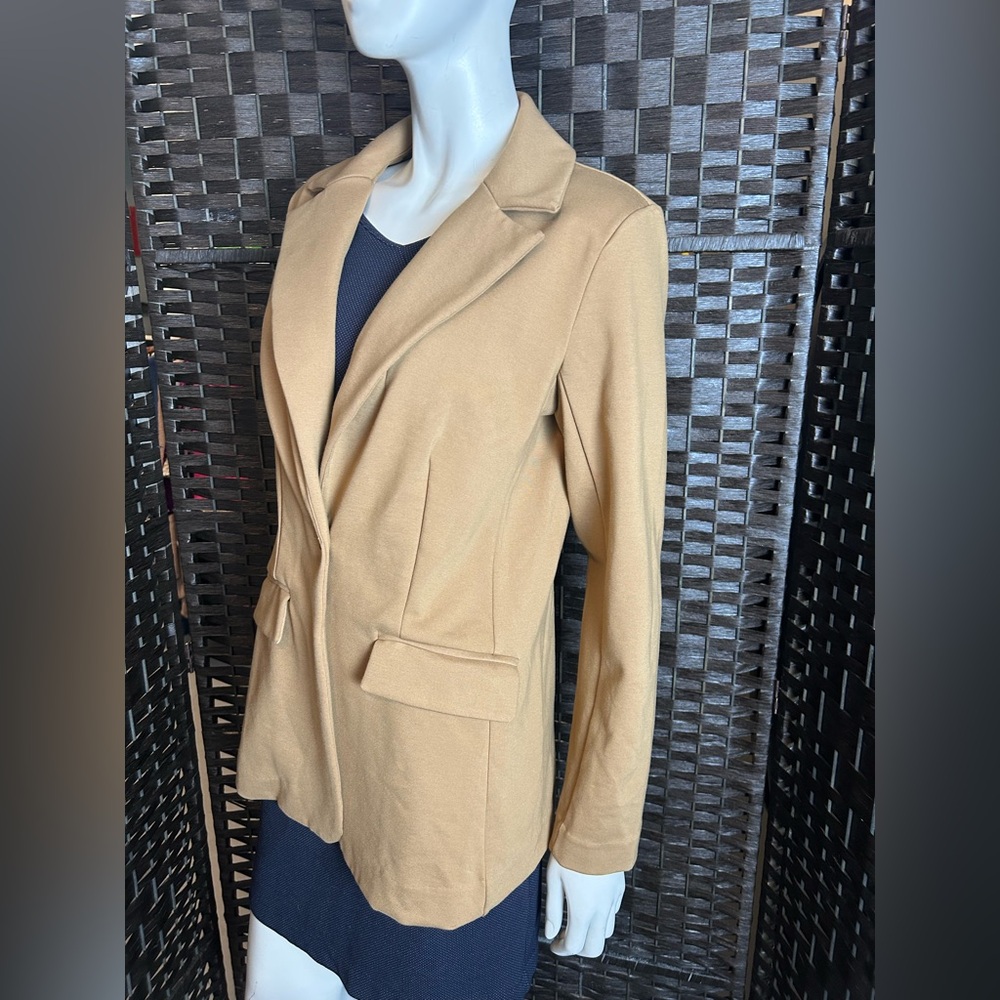 Banana Republic Tan Ponte Blazer - Picture 3 of 10